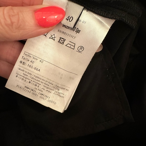 Valentino Flared Leg Wool-blend Pants - Picture 2 of 4